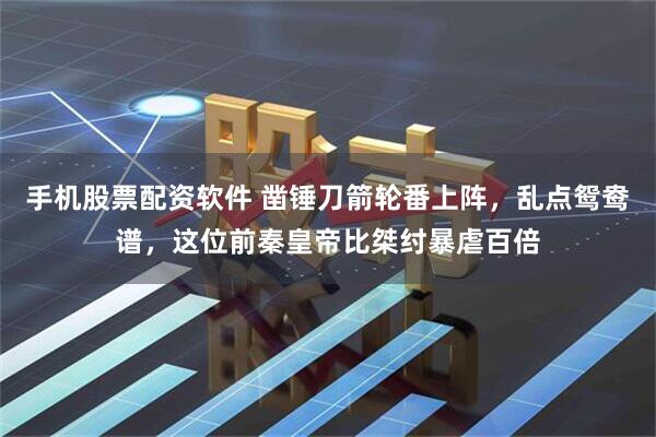 手机股票配资软件 凿锤刀箭轮番上阵，乱点鸳鸯谱，这位前秦皇帝比桀纣暴虐百倍